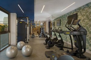 Fitness area view