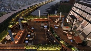 Rooftop view