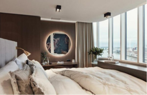 Example Suite Bedroom view