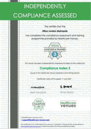 Compliance Index Certificate view