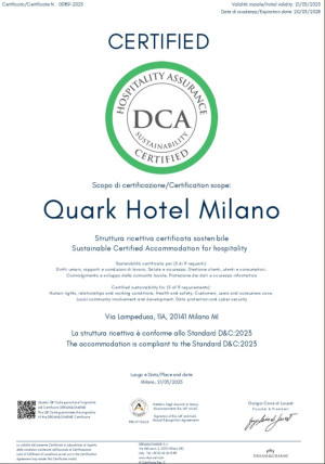 Sustainabilty accreditation view