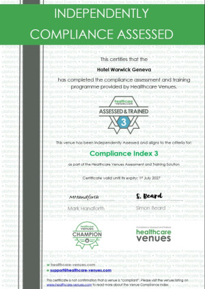 Compliance Index Certificate view