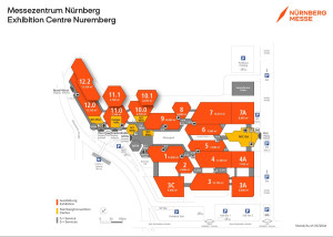 Site plan NürnbergMesse view
