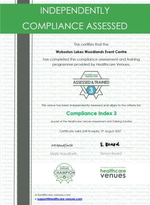 Compliance Index Certificate view