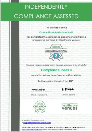 Compliance Index Certificate view